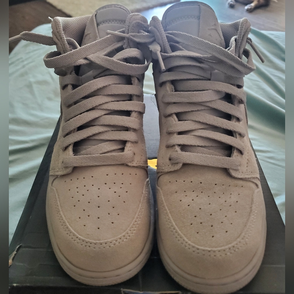 Jordan 1 High Wolf Grey Grade School